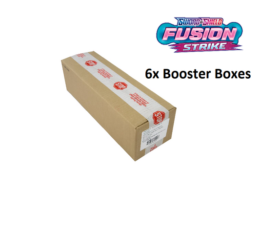 POKEMON TCG Sword and Shield 8 - Fusion Strike Booster Case [6 Boxes]