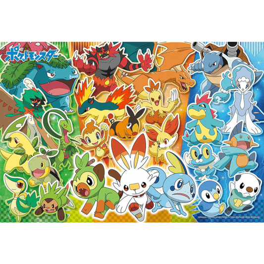 POKÉMON Generations of Starter Pokémon Puzzle (100 pcs) (38cm x 26cm)