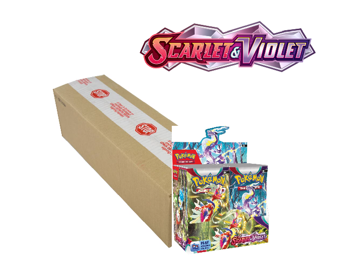 POKÉMON TCG Scarlet & Violet 1 Booster Case [6 Boxes]