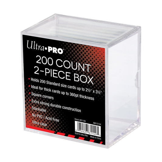 ULTRA PRO Card Storage Box - 2 Piece 200ct