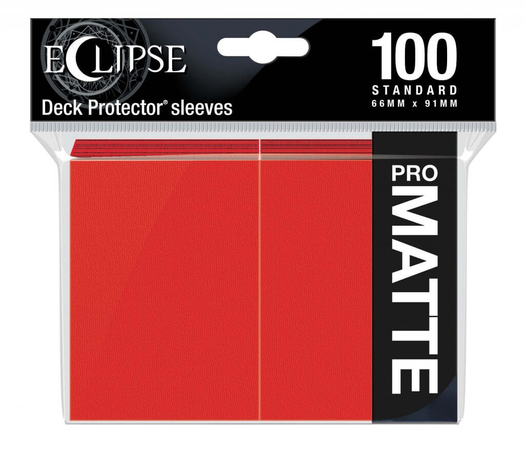 ULTRA PRO Deck Protector Standard - Matte 100ct Sky Red ECLIPSE