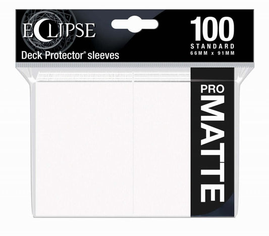 ULTRA PRO Deck Protector Standard - Matte 100ct White ECLIPSE