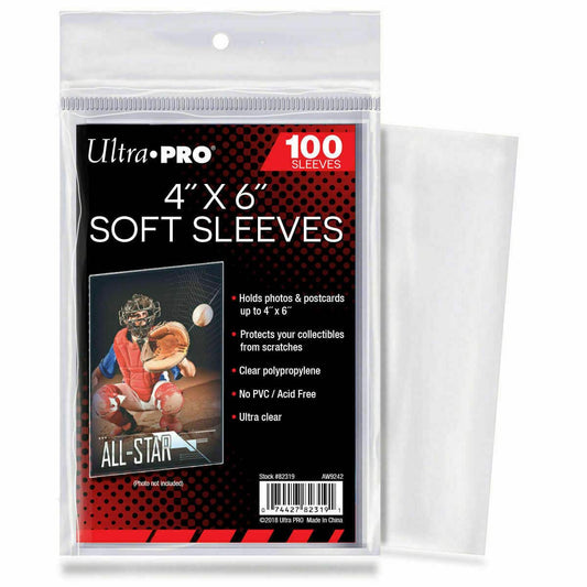 ULTRA PRO Card Sleeves - 4" x 6" Sleeves