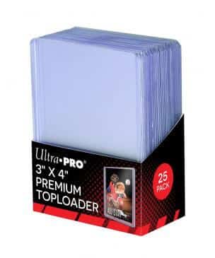 ULTRA PRO TopLoader Regular Super Clear Premium (3" x 4") 35pt (PK 25)